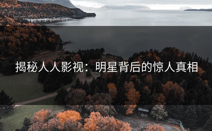 揭秘人人影视：明星背后的惊人真相